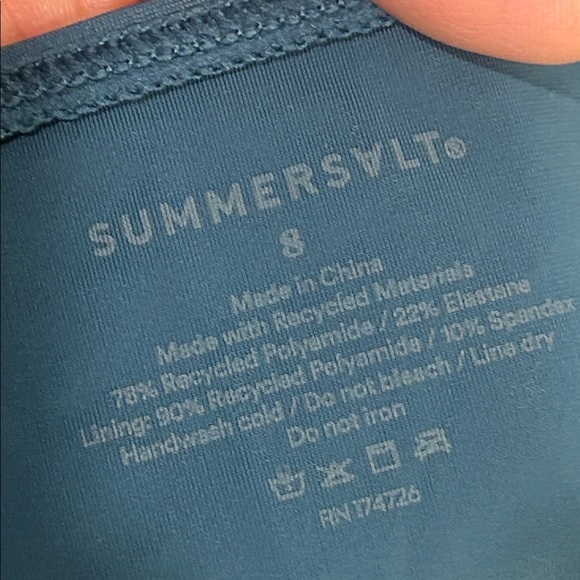 SUMMERSALT The Ruffle Backflip One Piece Swimsuit Size 8 - Picture 16 of 16